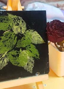 Glass Painting With Stand
