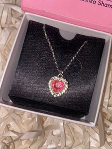GIVA Silver Valentine Pendant 💖✨