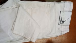 White Scarch Jeans