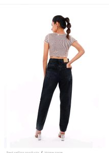 Charcoal Black Jeans Imported