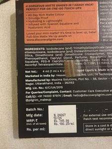 Pilgrim Mini Liquid Lipstick