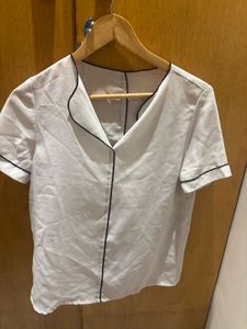 White Top with Black Trim