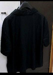 Black H&amp;M cuban collar resort Shirt