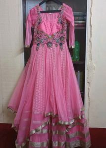Price Dropped 50% Offer Large Gown With Dupatta,Po