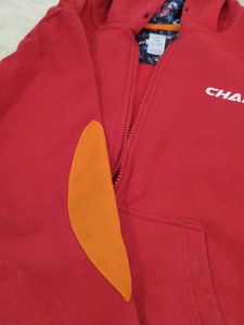 Red Sweatshirt For Light Winter..