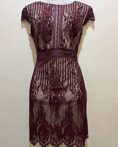 forever21 Pintrest Burgundy Lace Dress
