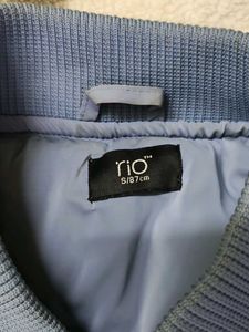 New shiny Blue Bomber Jacket