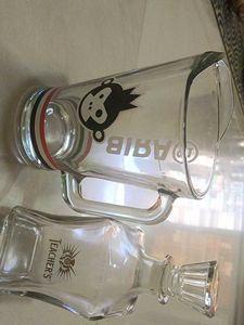 Unique Glass Decanter and Pitcher Set