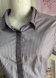 Lavender Striped Shirt