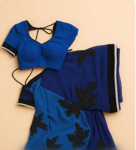 Elegant Blue Saree