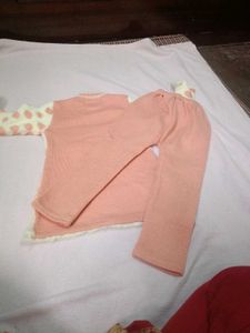 Woolen Baby Girl Clothing Set