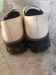 White Mary Jane Style Shoes