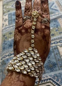 Statement Hand Harness with Stones