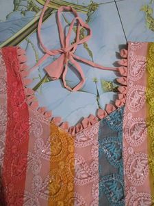 Colorful Embroidered Kurta Set