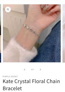 Floral Gemstone Bracelet