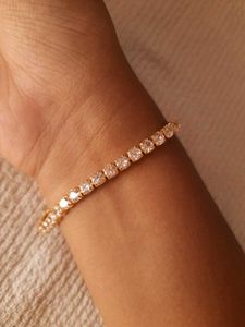 Anti Tarnish Cubic Tennis Bracelet
