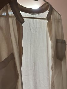 Beige Sheer Shirt