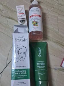 Foxtale &amp; Biotique Face Wash Bundle
