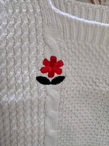 Floral Knit Crop Top