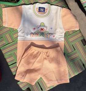 Cute Baby Boy/Girl Cotton T-Shirt &amp; Shorts Set