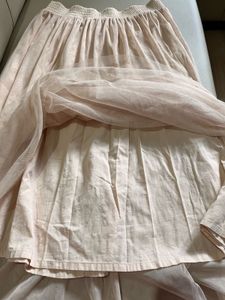 Elegant Pink Tulle Skirt