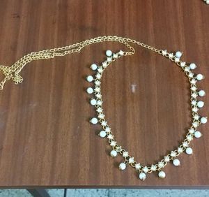 Pearl &amp; Rhinestone Necklace