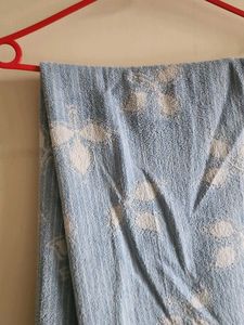 Blue Floral Towel