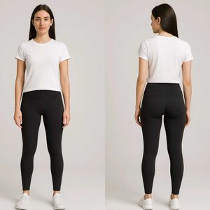 Black Leggings M Size 30 To 35
