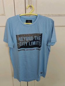 Otto M Size T Shirt Blue