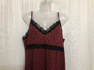 LH Maroon Sleeveless Dress