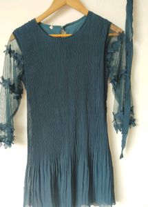 Floral Sleeve Mini Dress