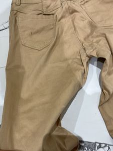 Beige Skinny Jeans Mid Waist