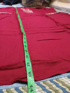 Maroon Kurta
