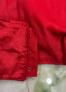 Red Padded Blouse | Size 32