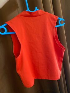 H&amp;M Orange Crop Top