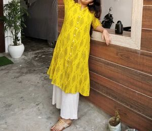 Yellow Kurti