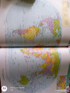 Macmillan education school atlas world &amp; india map