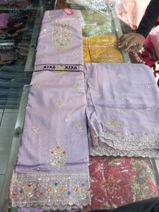 Lavender Embellished Salwar Kameez