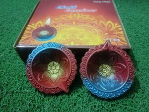 Shubh Sanskar Clay Diya Set