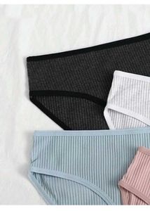 Ribbed Panties - Multi Pack