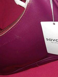 Savana Purple Hobo Bag