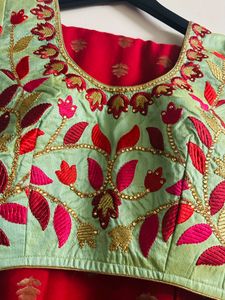 Pure Soft Tussar Silk With Designer Blouse