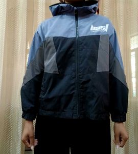 Color Blocked Windbreaker Jacket