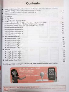 Oswal Books Class 10th Science Sample Paper.