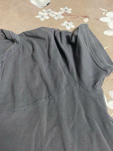 Gray Henley Shirt - Relaxed Fit