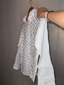 Aesthetic Shirt With Heart Detailing
