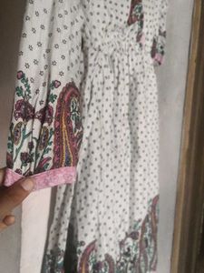 Paisley Print Dress