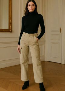 Beige Cargo Pants 👖