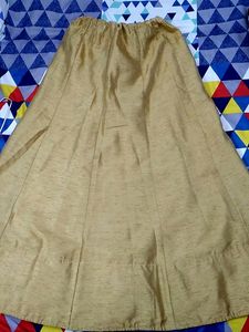 Golden Skirt For Girls