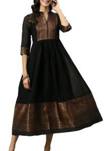 Biba Anarkali Gown Black For Woman